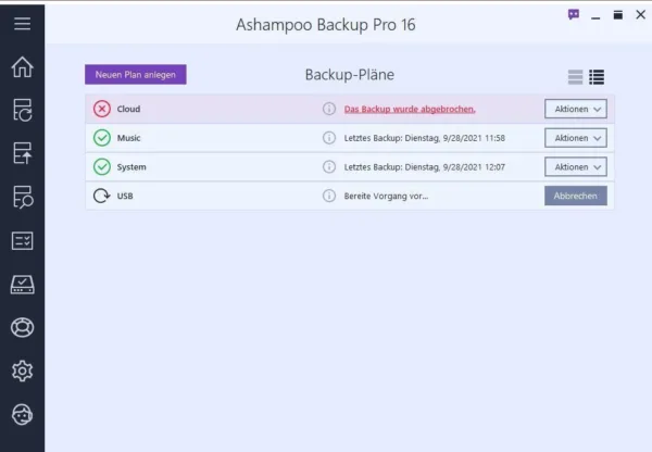 Ashampoo Backup Pro 16 - Lizenz für 3 PCs - Datensicherung - PC Download – Bild 8